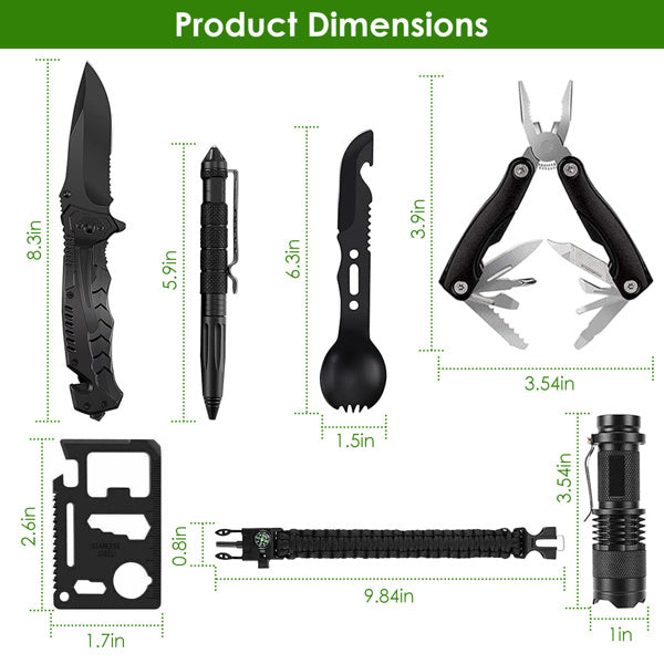 47-in-1 Survival Kit Notfalltasche