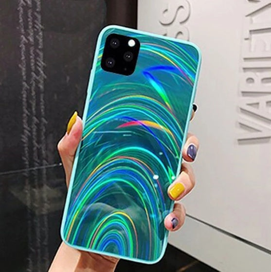 Regenbogenspiegel-Telefonhülle