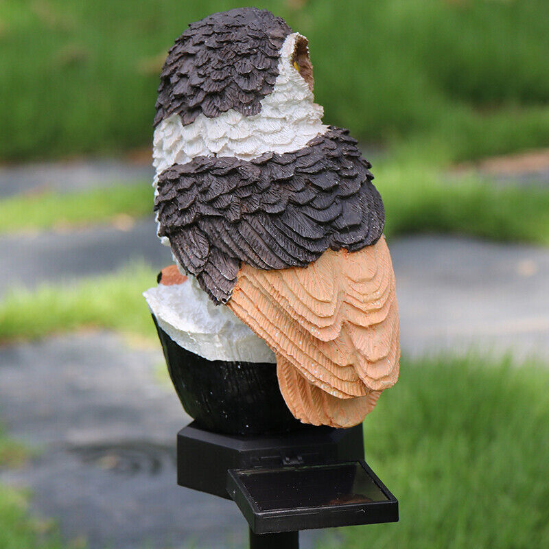 Solar LED Owl Parrot Garden Lawn Light