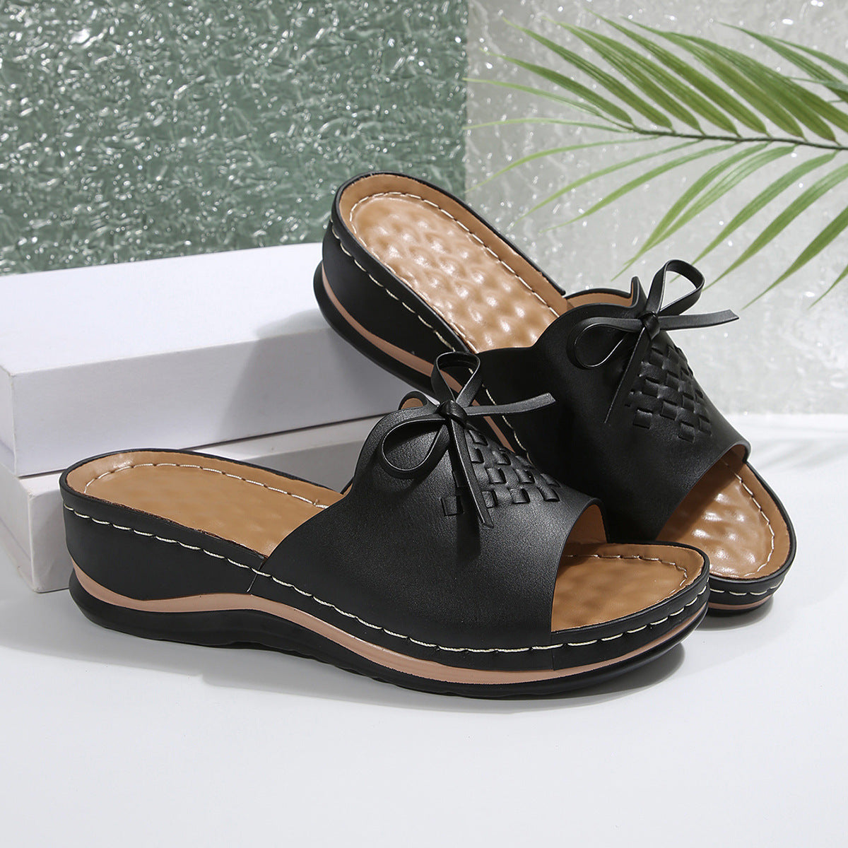 Retro Embroidered Non-Slip Sandals Women