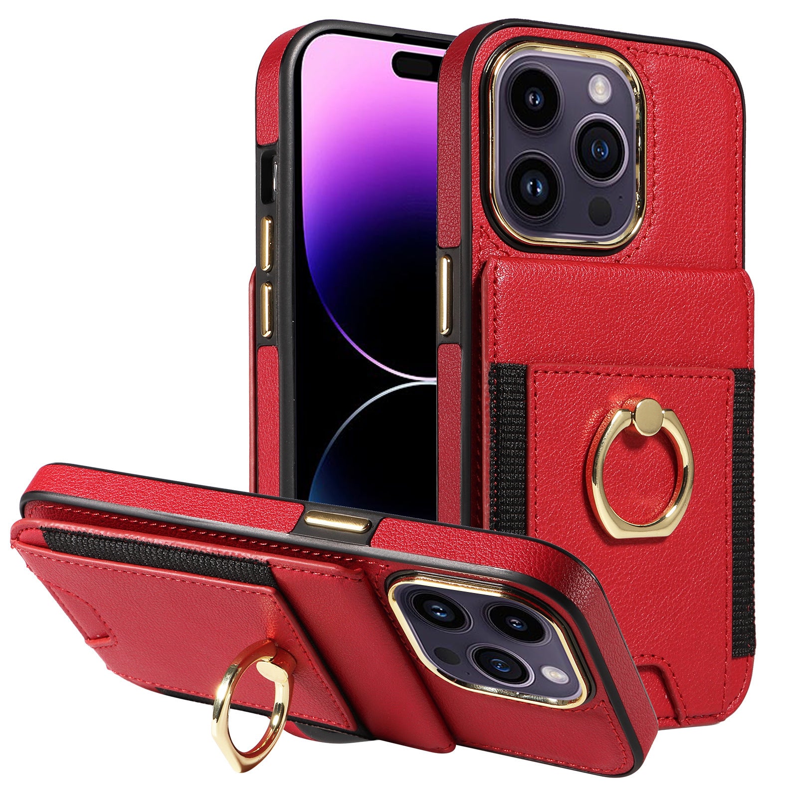 Universal Leather Wallet Phone Case