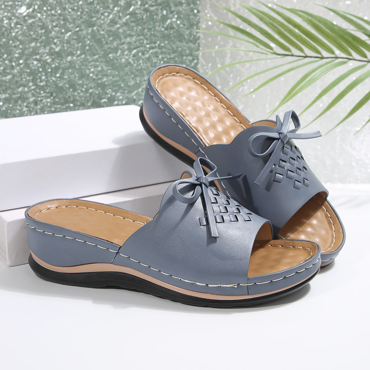 Retro Embroidered Non-Slip Sandals Women