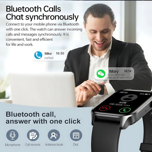 Smart Watch Fitness Tracker Wasserdicht