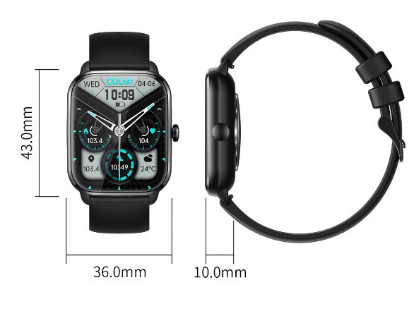 Fitness-Smartwatch mit Vollbild