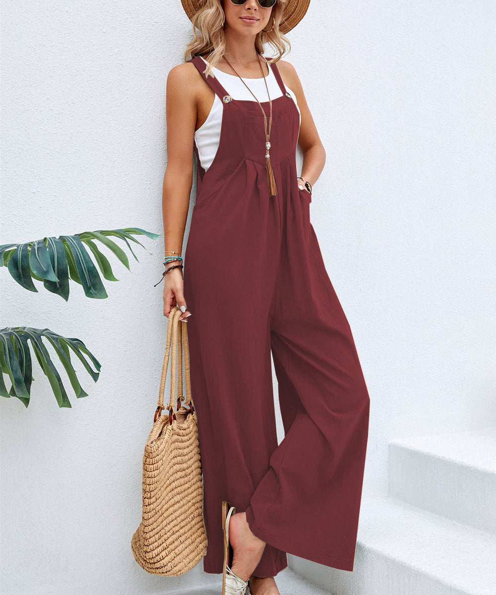 Women’s Casual Bib Overalls Jumpsuit