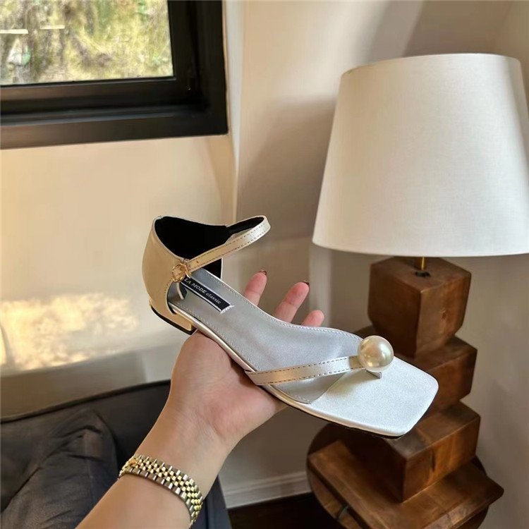 Damen Sandalen mit Perlen im Fairy Style