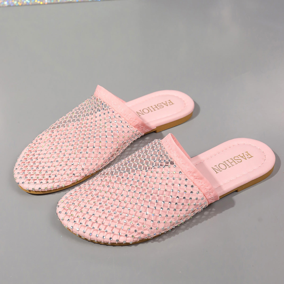 Transparente Strass Hohl Sandalen Damen