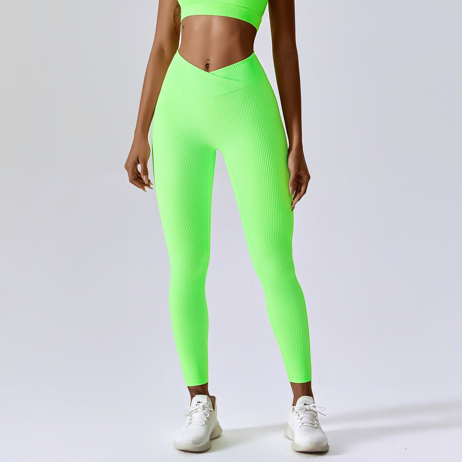 Pantalon de yoga moulant fileté – Vêtements d'extérieur