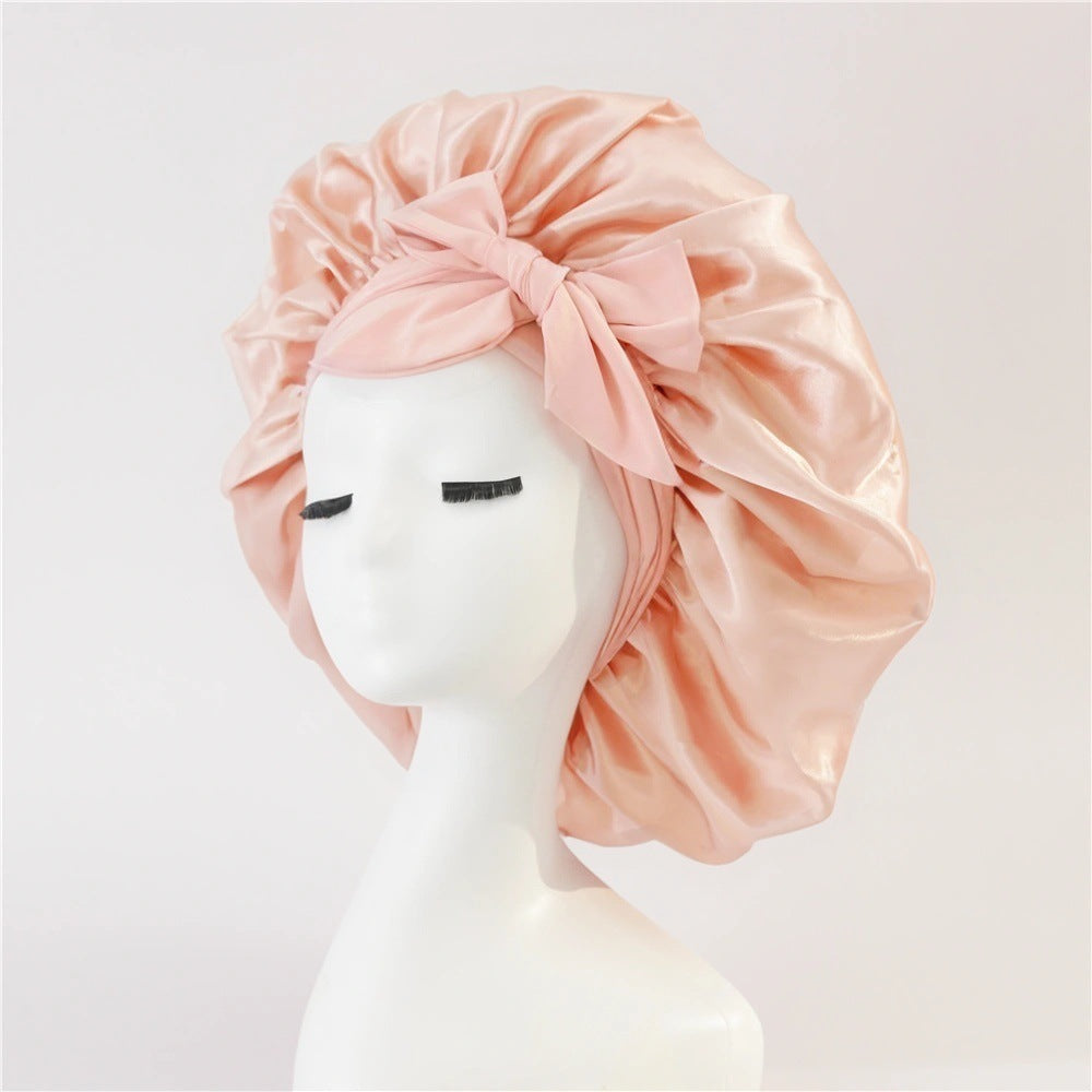 Silk Satin Bonnet for Curly Hair