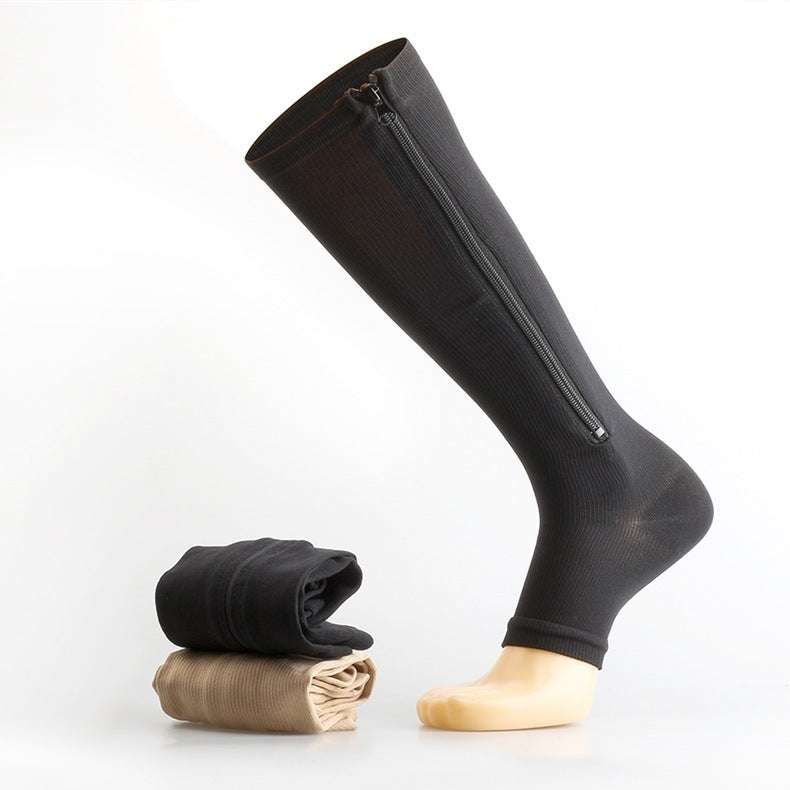 Compression Zipper Yoga Socks
