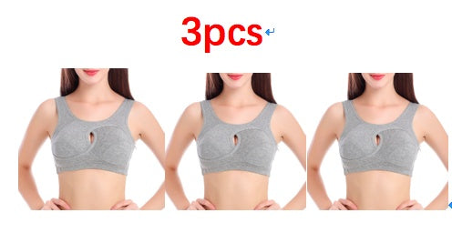 Plus Size Wireless Cotton Bra