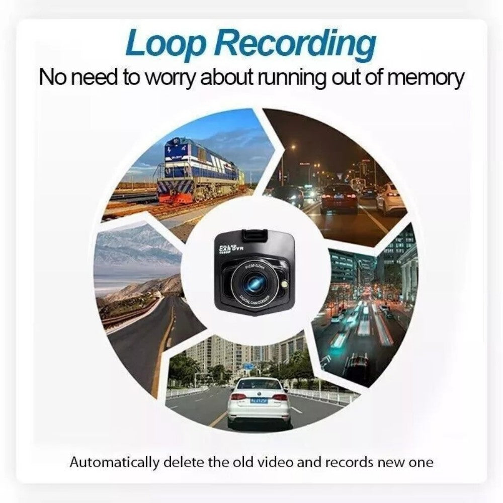 2,4" Full HD 1080P Dashcam-Auto-DVR
