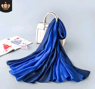 Foulard en soie dégradé Châle de plage