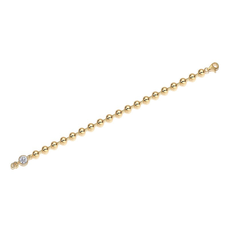 Mossan Diamond S925 Silver Bracelet