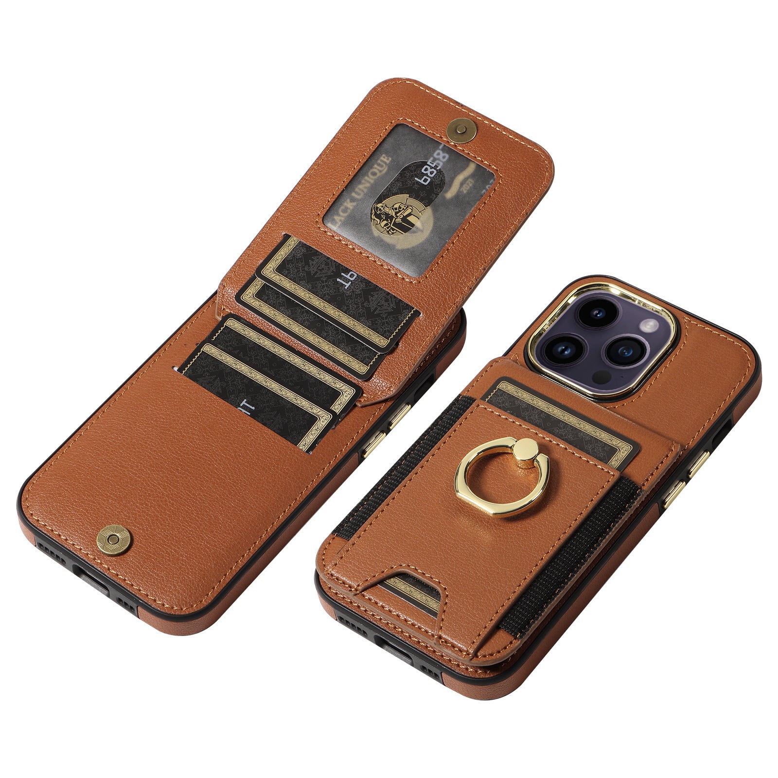 Universal Leather Wallet Phone Case