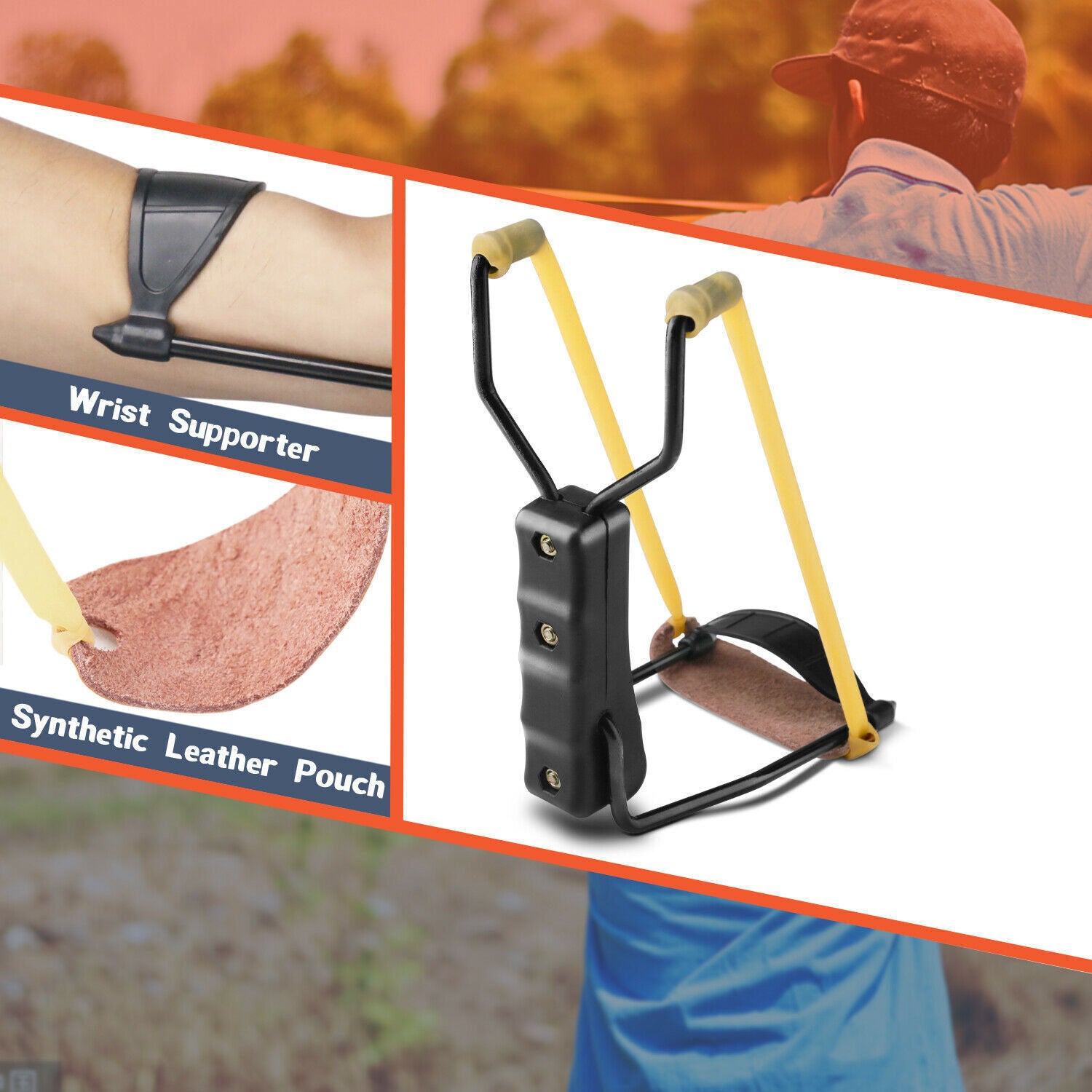 Folding Hunting Slingshot Catapult