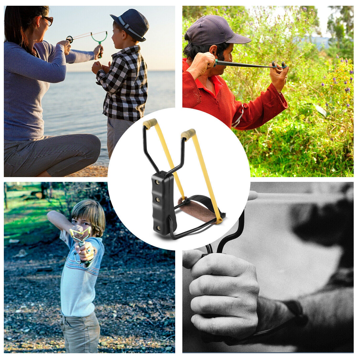 Folding Hunting Slingshot Catapult