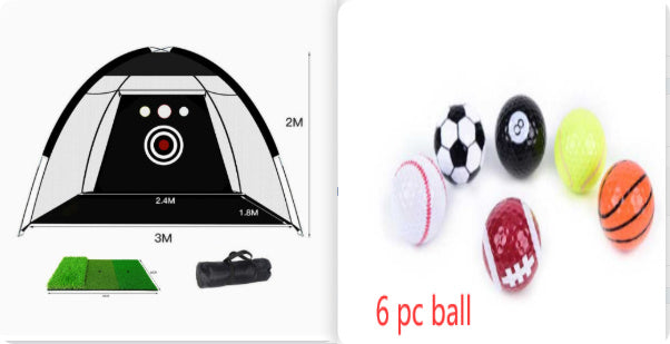 Cage de pratique de golf en filet pour l'extérieur