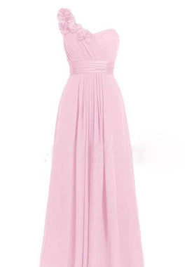 Multicolor Slanted Neck Maxi Dress