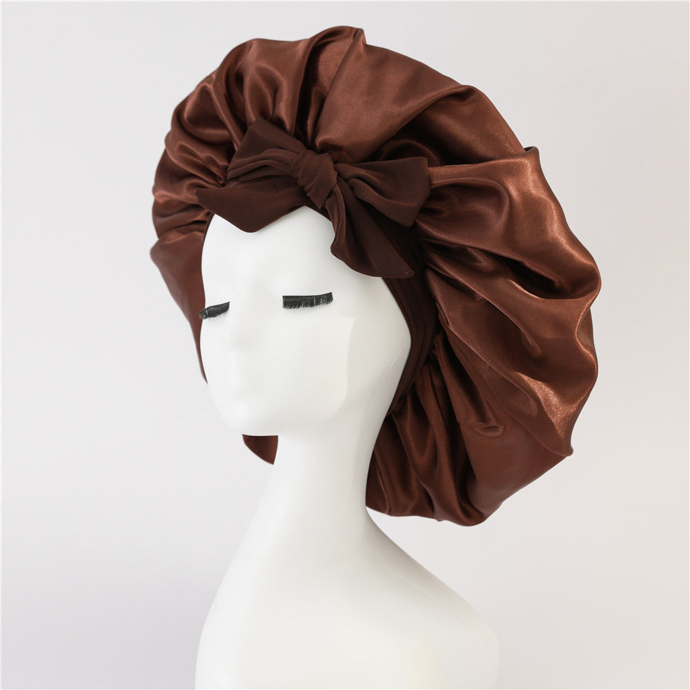 Silk Satin Bonnet for Curly Hair
