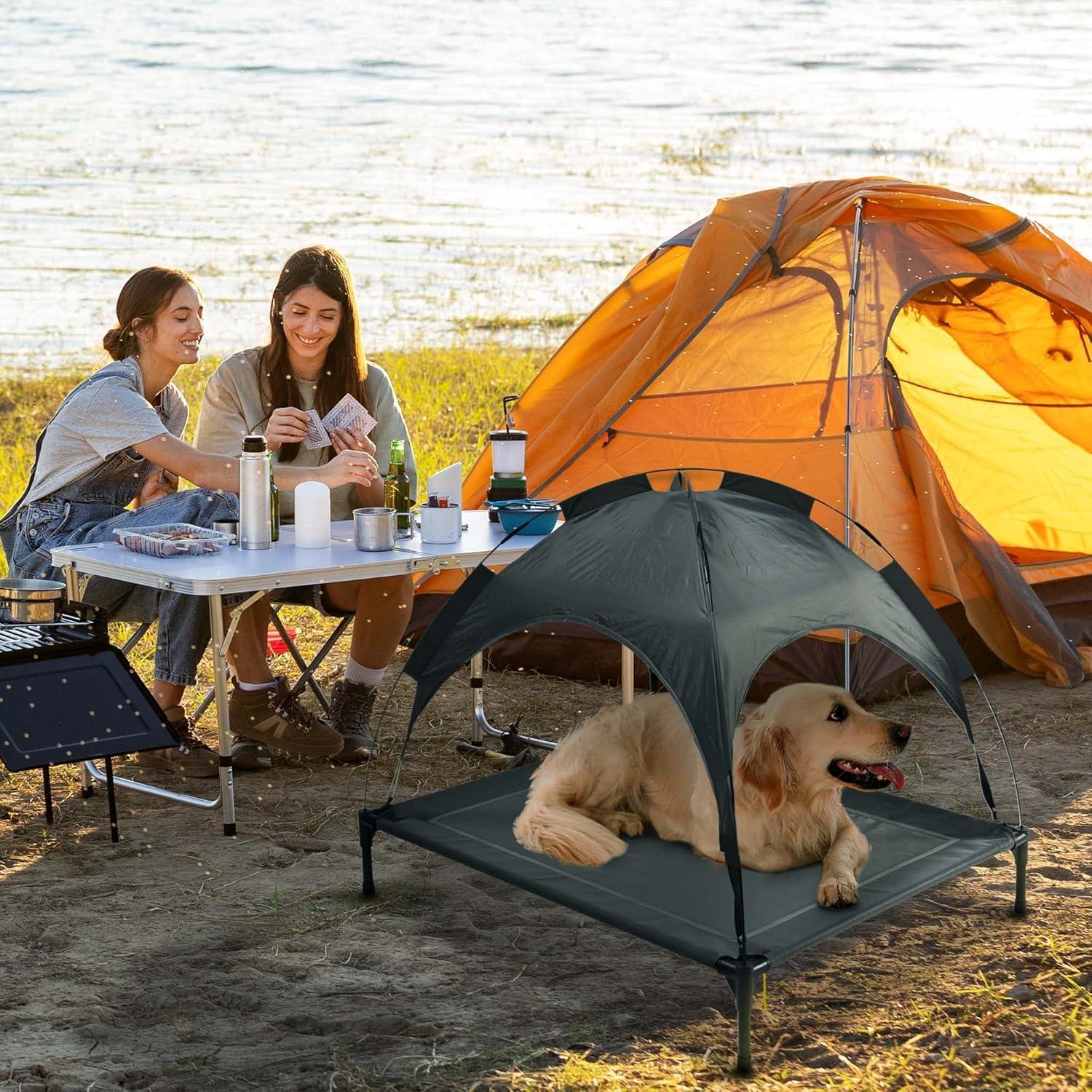 Pet Dog Bed With Awning