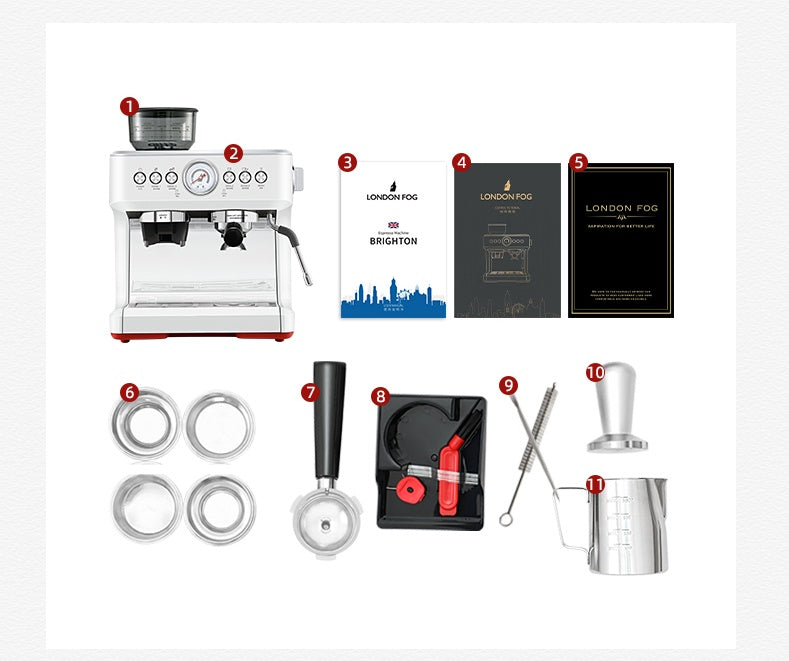 Compact Semi-Automatic Coffee Machine