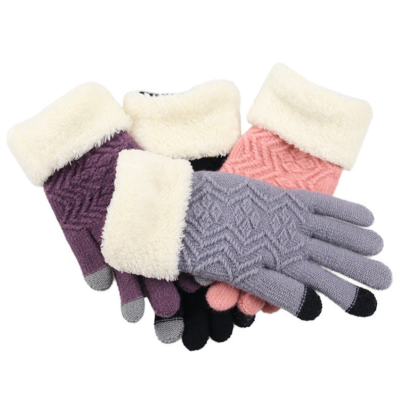 Cozy Winter Knitted Gloves