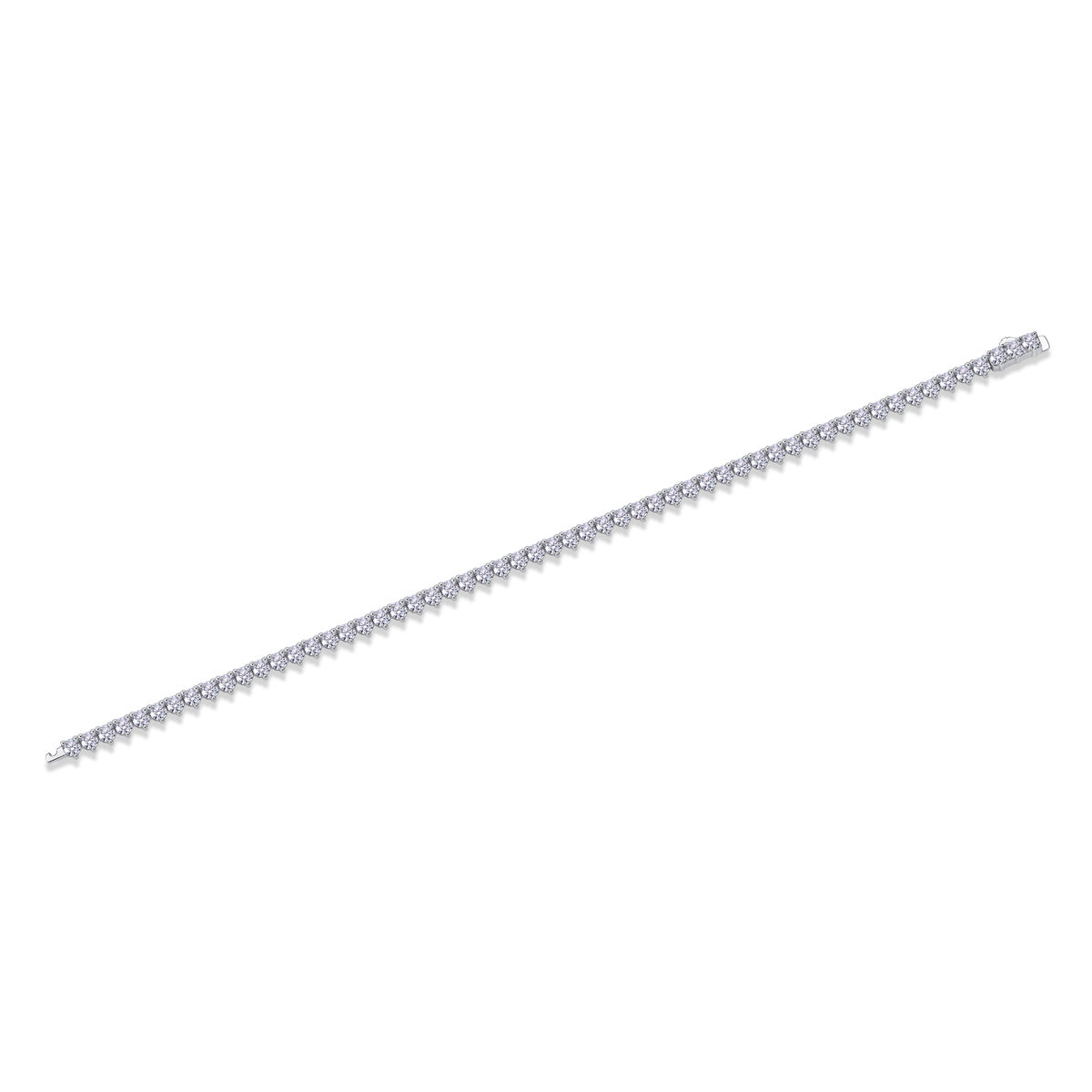Mark Mosan Diamond Silver Bracelet