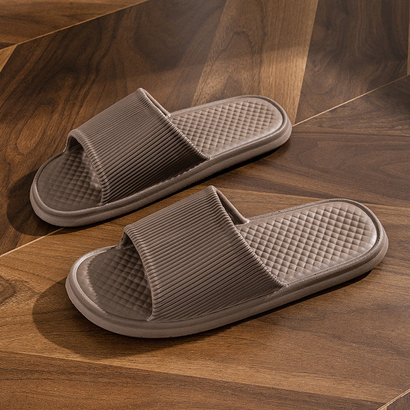 Rhombus Stripe Non-Slip House Slippers