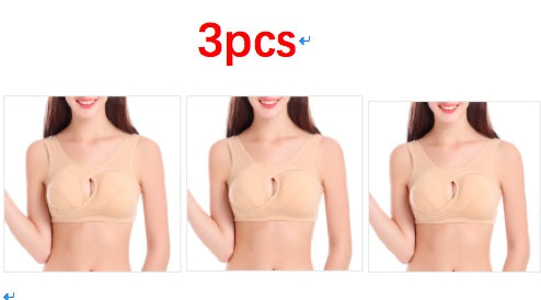 Plus Size Wireless Cotton Bra