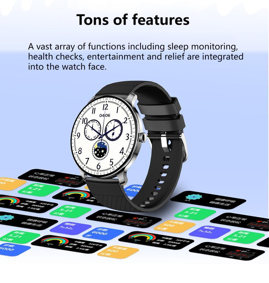 Ultraflache AMOLED-Smartwatch
