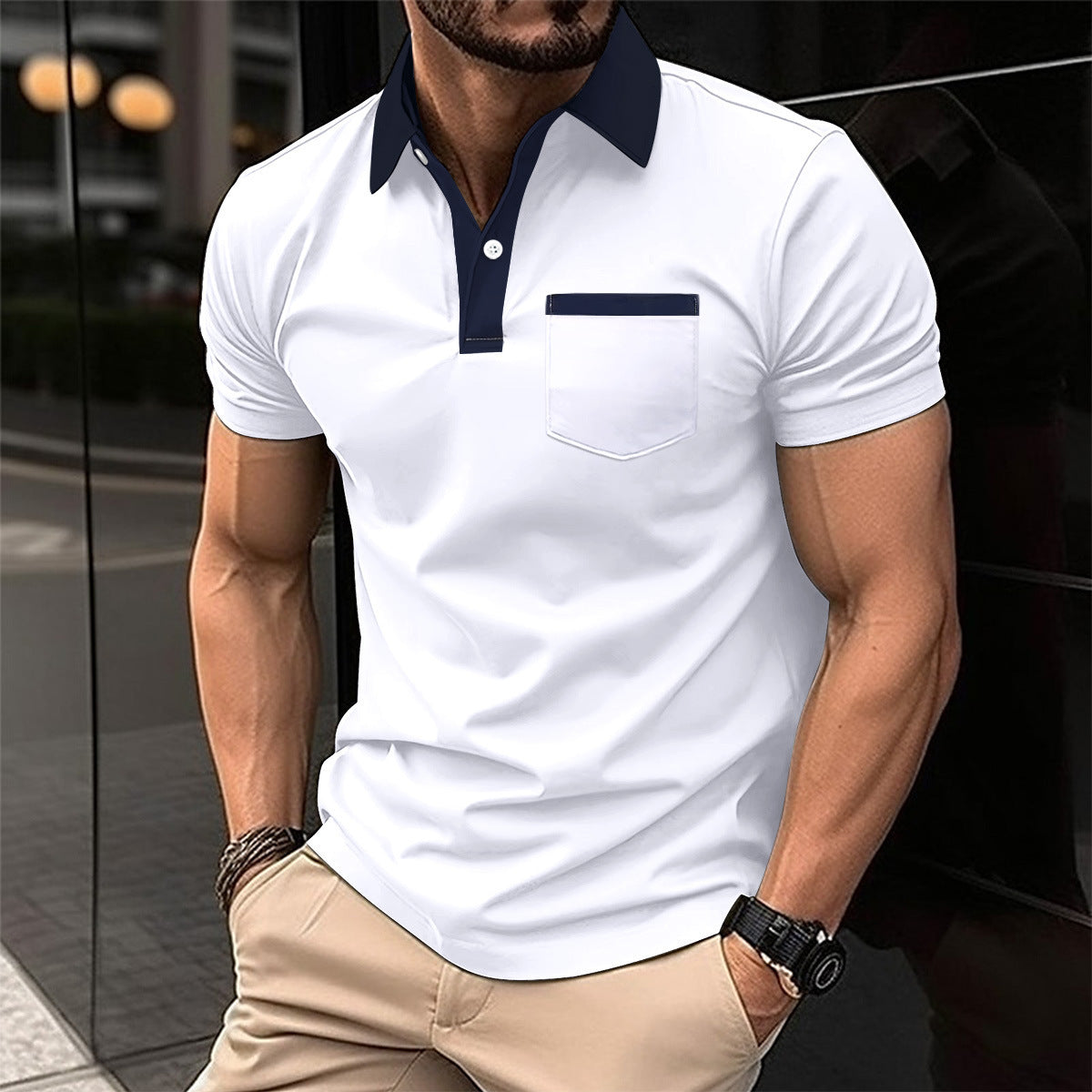 Men's Slim Fit Polo T-Shirt