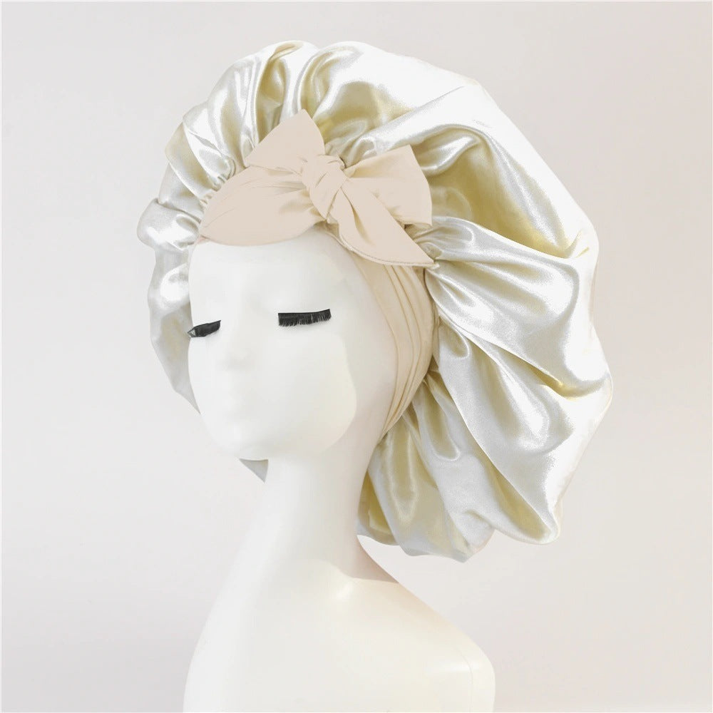 Silk Satin Bonnet for Curly Hair