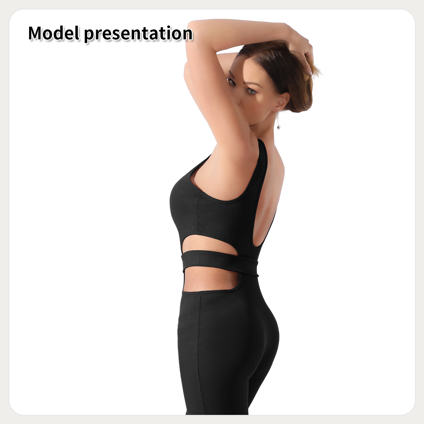Combinaison élégante en polyester pour femme