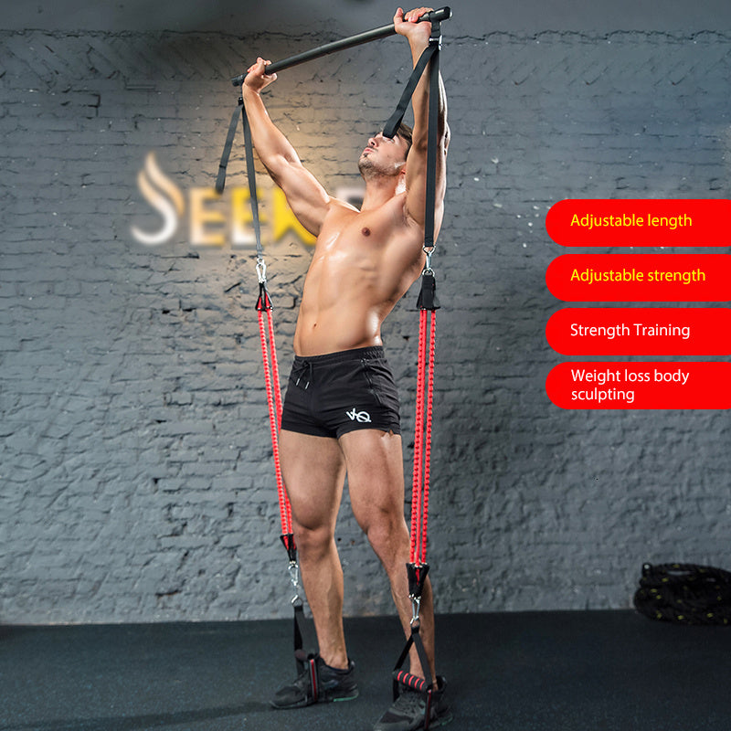 Resistance Band Workout Bar