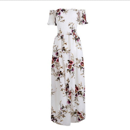 Boho Off Shoulder Summer Beach Dress