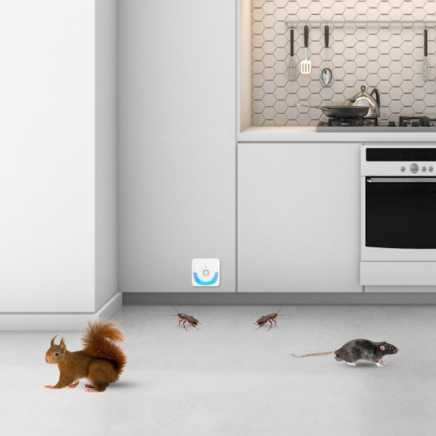 6-Pack Ultrasonic Pest Repellers Plug-In