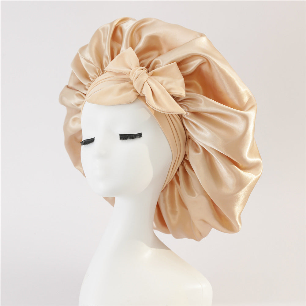 Silk Satin Bonnet for Curly Hair