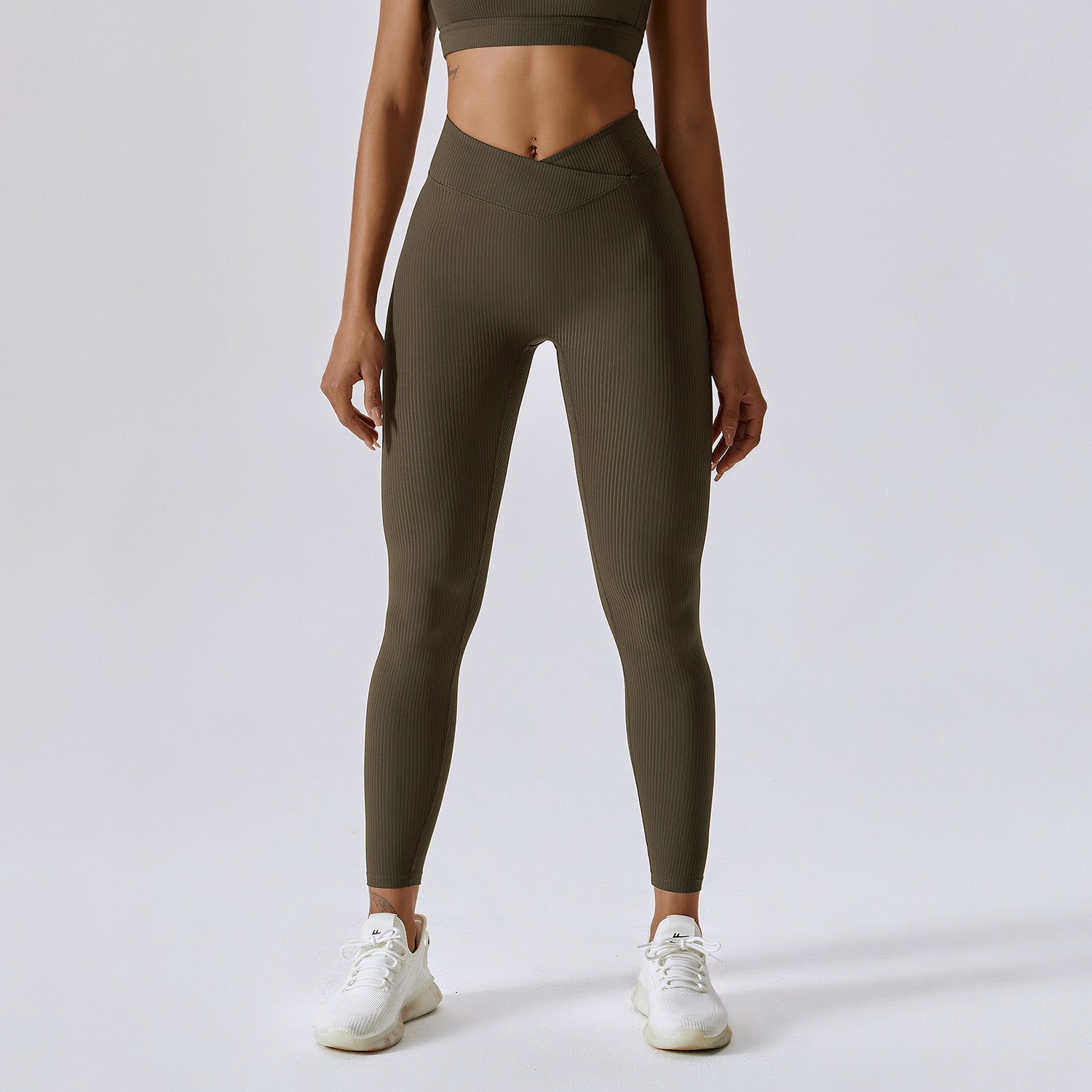Pantalon de yoga moulant fileté – Vêtements d'extérieur