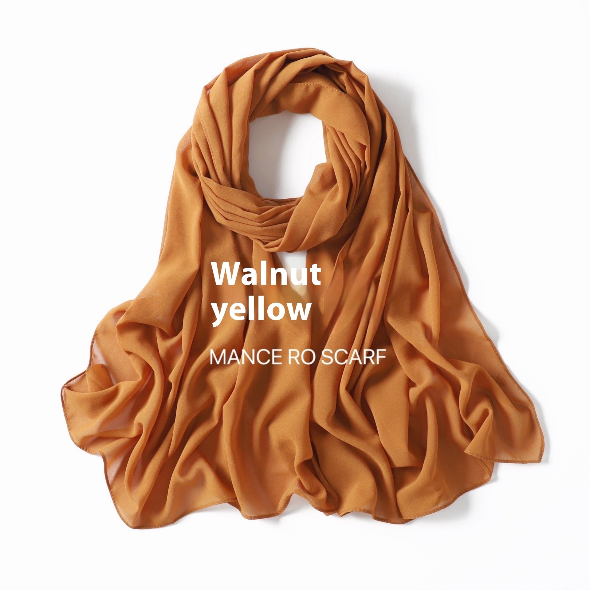 Foulard en mousseline de soie perlée