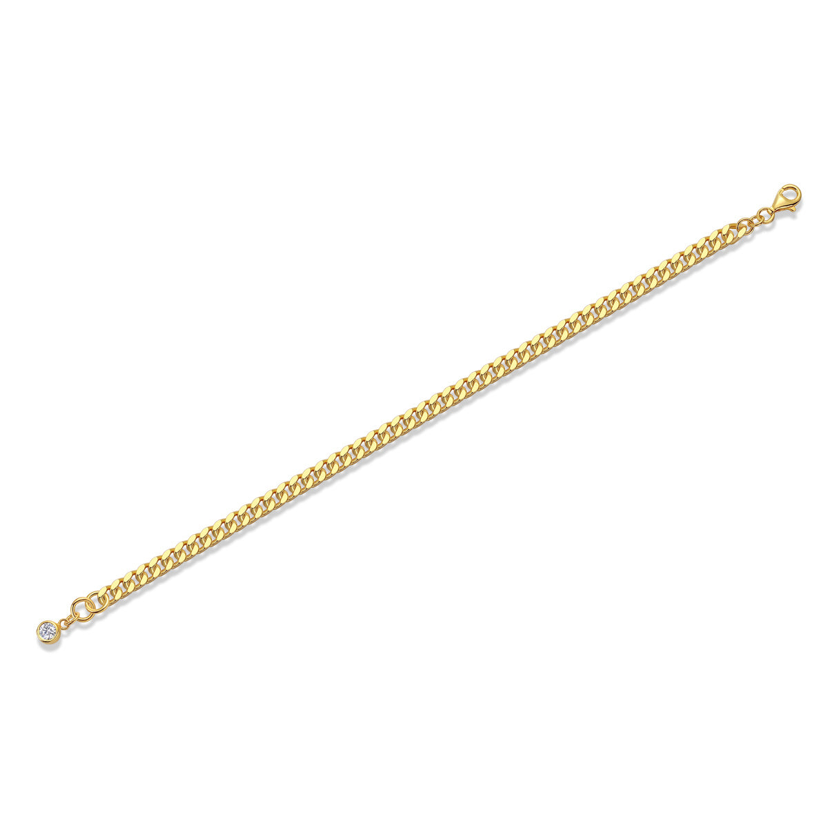 Mossan Diamond Silver Fashion Bracelet