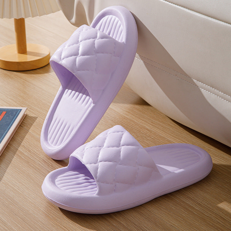 Rhombus Non-Slip Lightweight Slippers