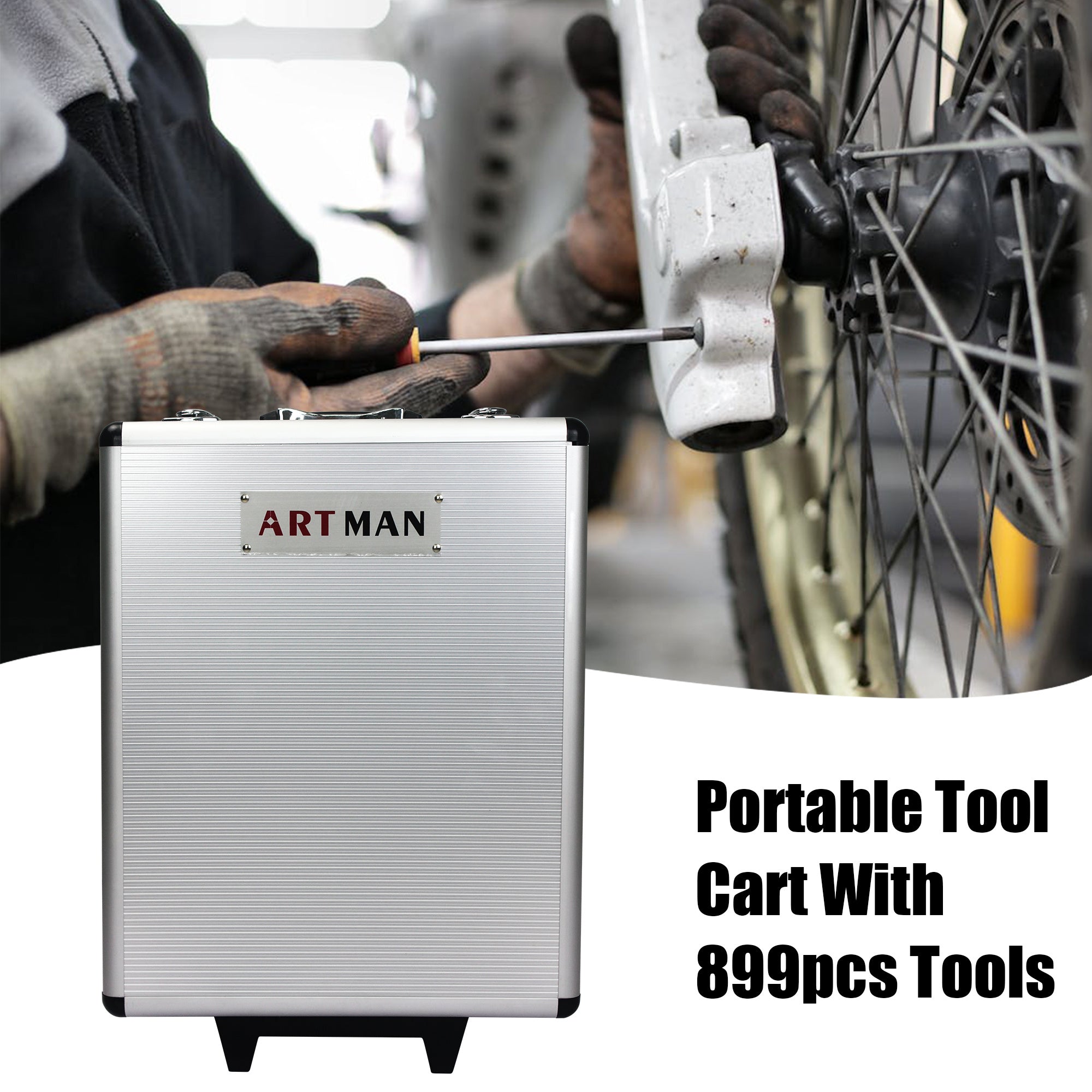 Durable Black Hand Toolbox