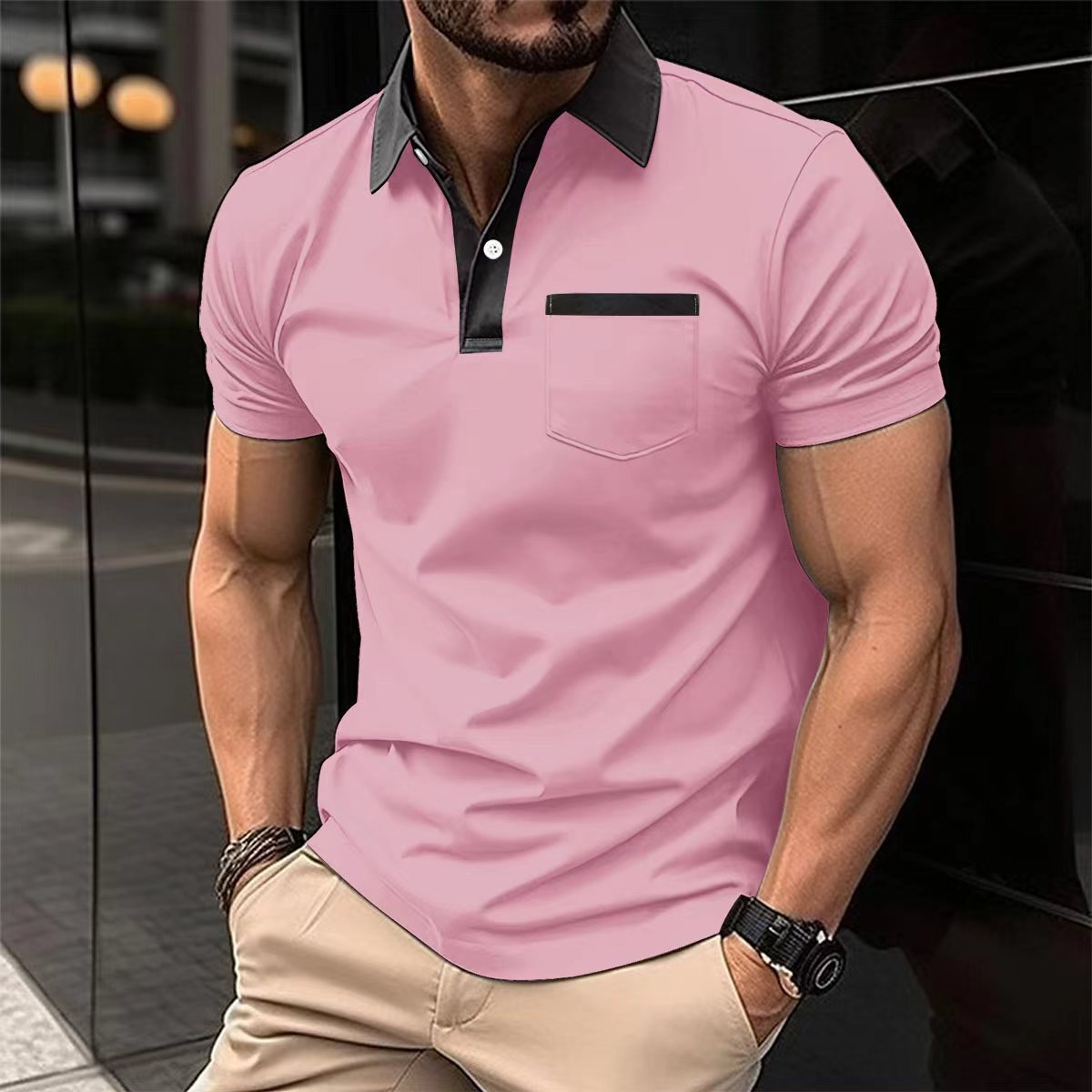 Men's Slim Fit Polo T-Shirt