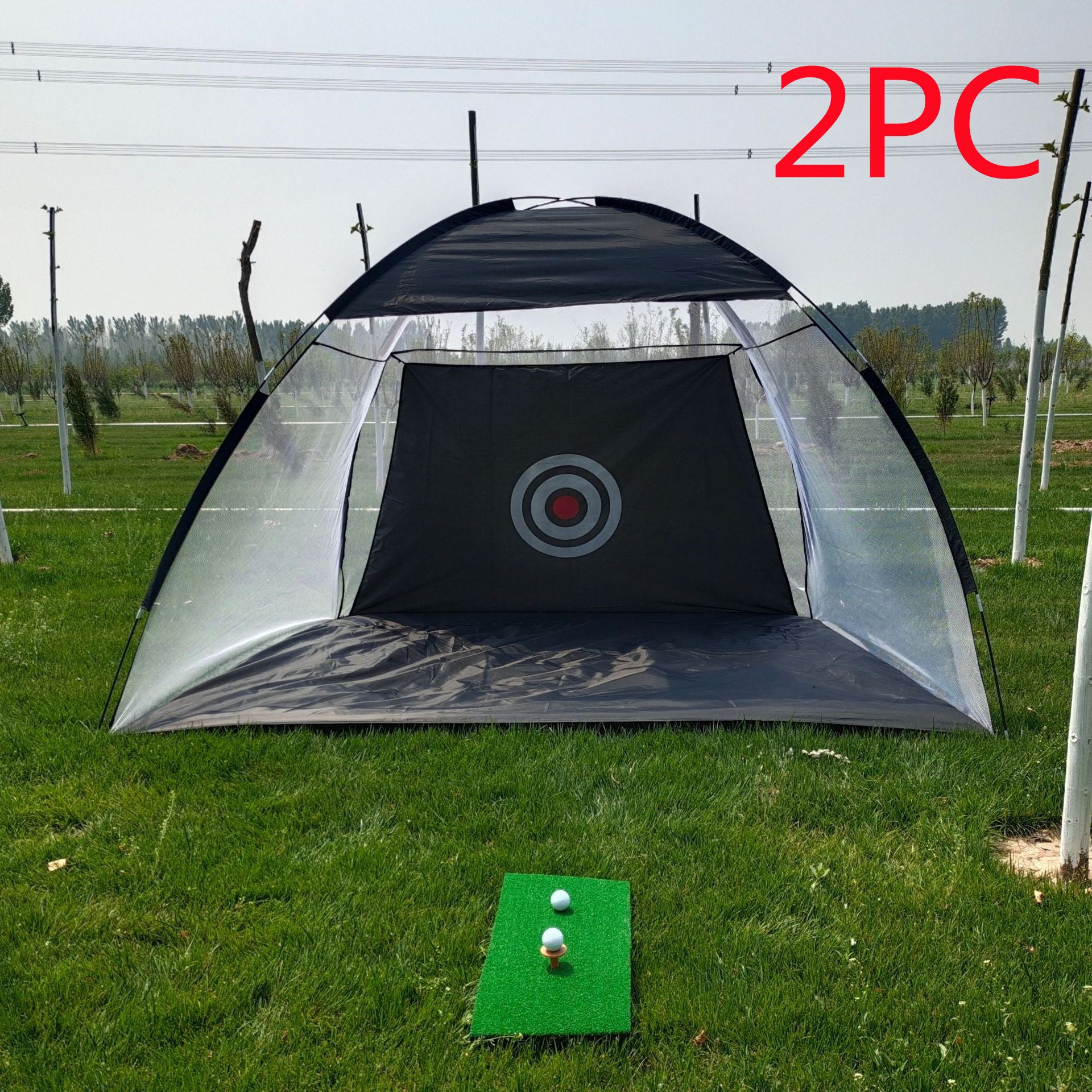 Cage de pratique de golf en filet pour l'extérieur