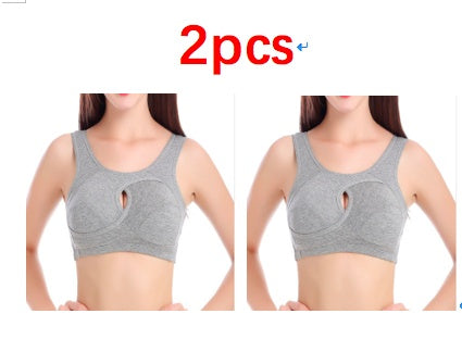 Plus Size Wireless Cotton Bra