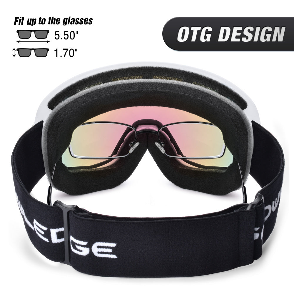 Double-Layer Anti-Fog Ski Goggles