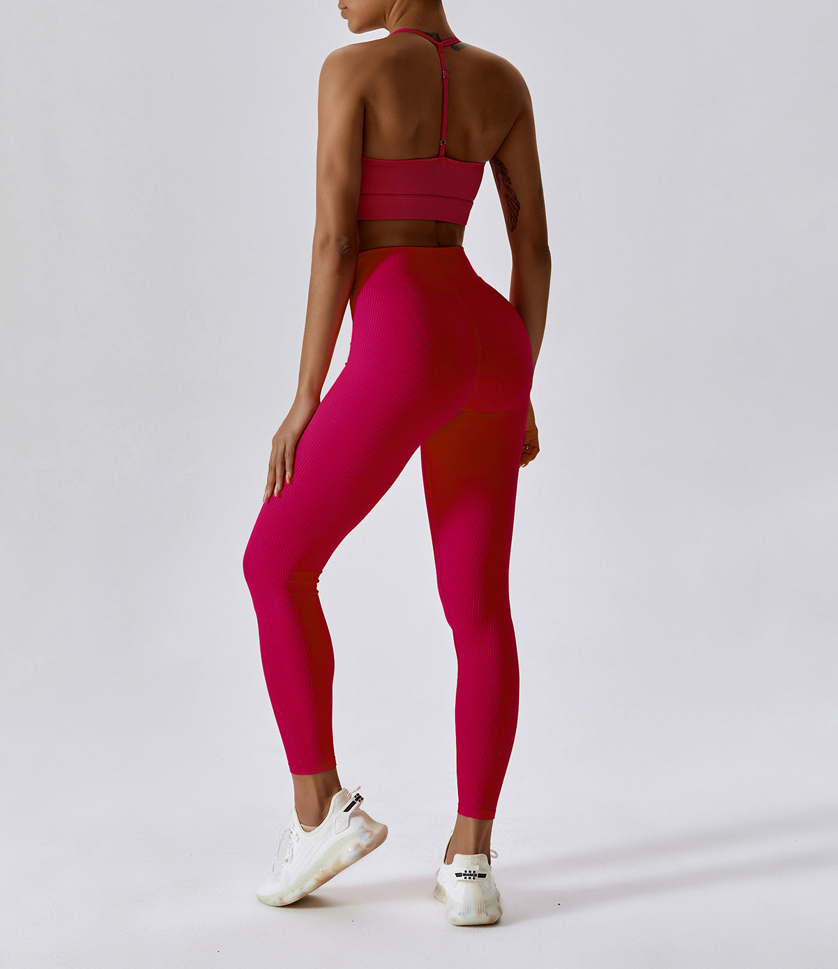 Pantalon de yoga moulant fileté – Vêtements d'extérieur