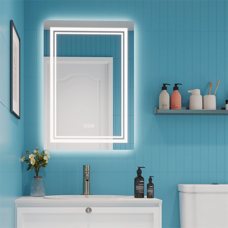 LED-Badezimmerspiegel mit Hintergrundbeleuchtung