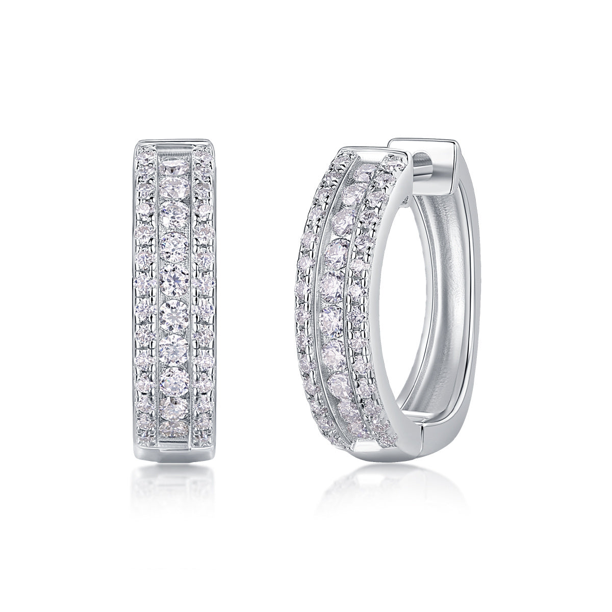 Splendid Night Diamant-Ohrstecker